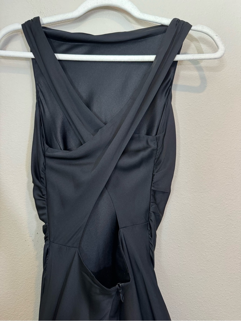 Quince Washable Stretch Silk High Neck Midi Dress - Picture 6 of 9